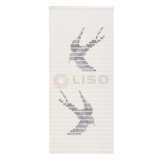 Vliegengordijn Liso met Zwaluwen ✔ Doe-het-zelf pakket - Prijs per m²