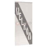 Vliegengordijn Liso met Welkom ✔ Doe-het-zelf pakket - Prijs per m²