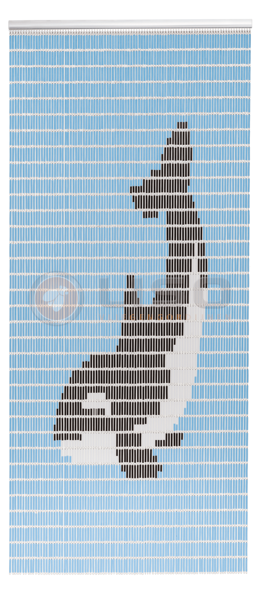 Vliegengordijn Liso met Orka ✔ Doe-het-zelf pakket - Prijs per m²