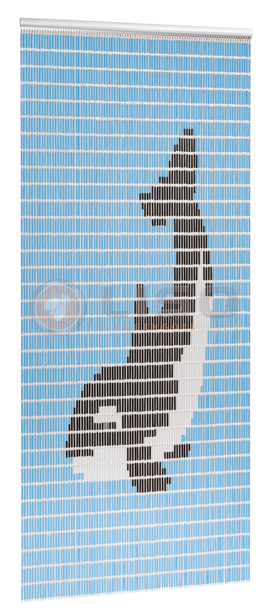 Vliegengordijn Liso met Orka ✔ Doe-het-zelf pakket - Prijs per m²