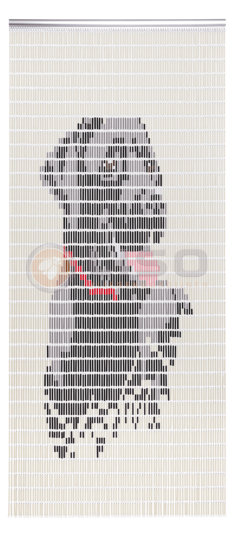 Vliegengordijn Liso met Labrador ✔ Doe-het-zelf pakket - Prijs per m²