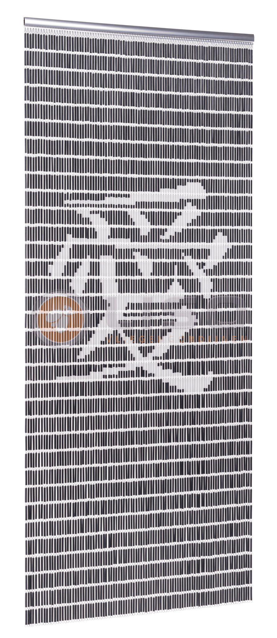 Vliegengordijn Liso met Chinees teken Liefde ✔ Doe-het-zelf pakket - Prijs per m²