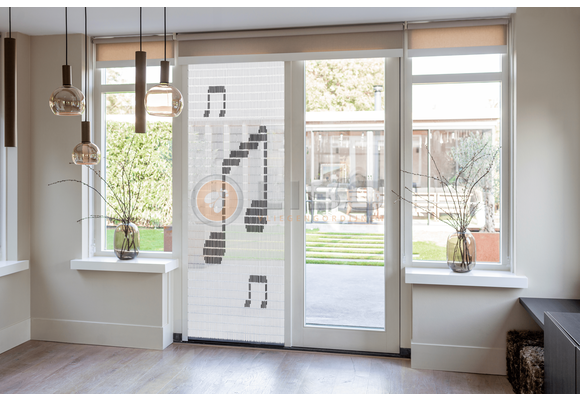 Vliegengordijn Liso met Notenbalk ✔ Doe-het-zelf pakket