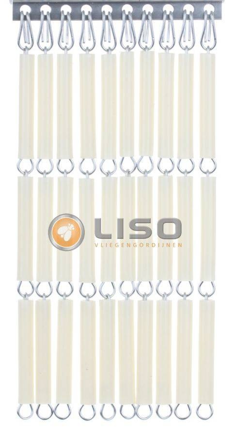 Vliegengordijn Liso met Vrijheid ✔ Doe-het-zelf pakket - Prijs per m²