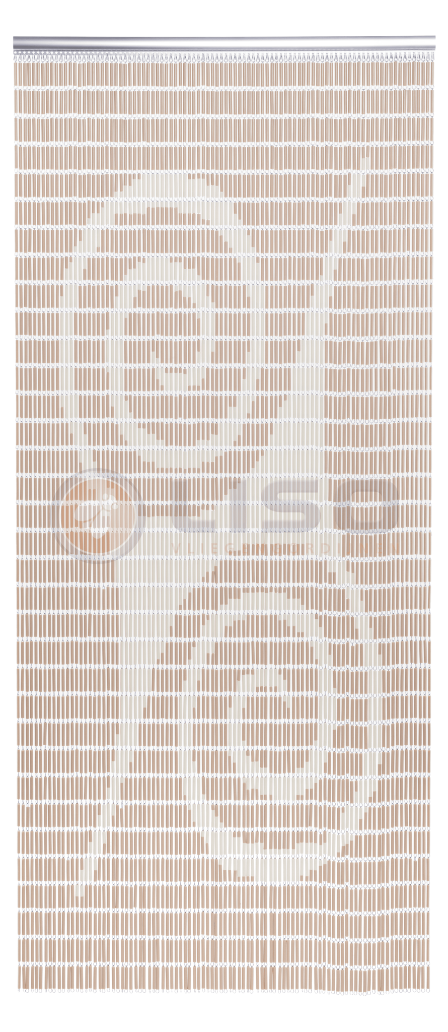 Vliegengordijn Liso met Vrijheid ✔ Doe-het-zelf pakket - Prijs per m²