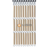 Vliegengordijn Liso met Berner Sennen ✔ Doe-het-zelf pakket - Prijs per m²