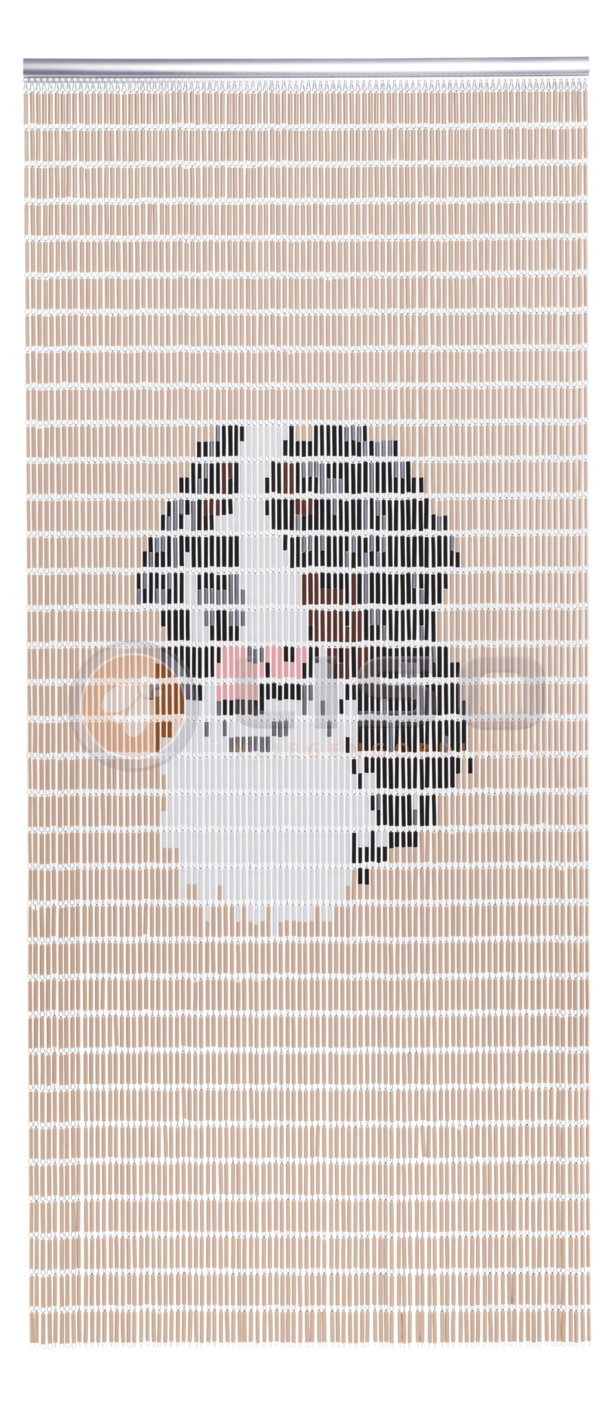 Vliegengordijn Liso met Berner Sennen ✔ Doe-het-zelf pakket - Prijs per m²