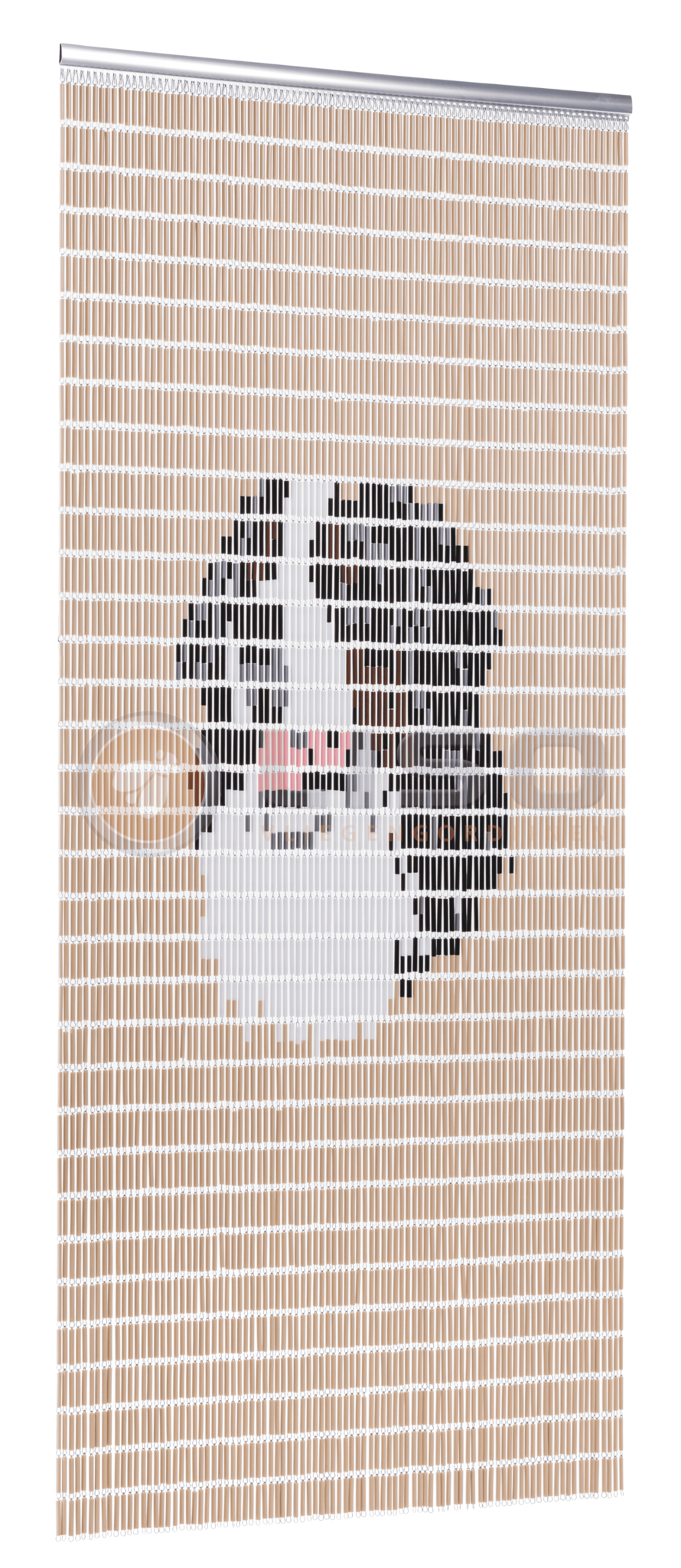 Vliegengordijn Liso met Berner Sennen ✔ Doe-het-zelf pakket - Prijs per m²