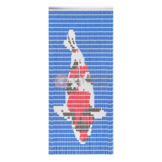 Vliegengordijn Liso met Koi ✔ Doe-het-zelf pakket - Prijs per m²