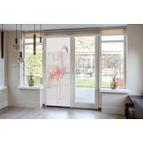 Vliegengordijn Liso met Flamingo ✔ Doe-het-zelf pakket - Prijs per m²