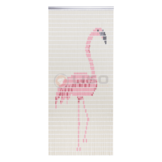 Vliegengordijn Liso met Flamingo ✔ Doe-het-zelf pakket - Prijs per m²
