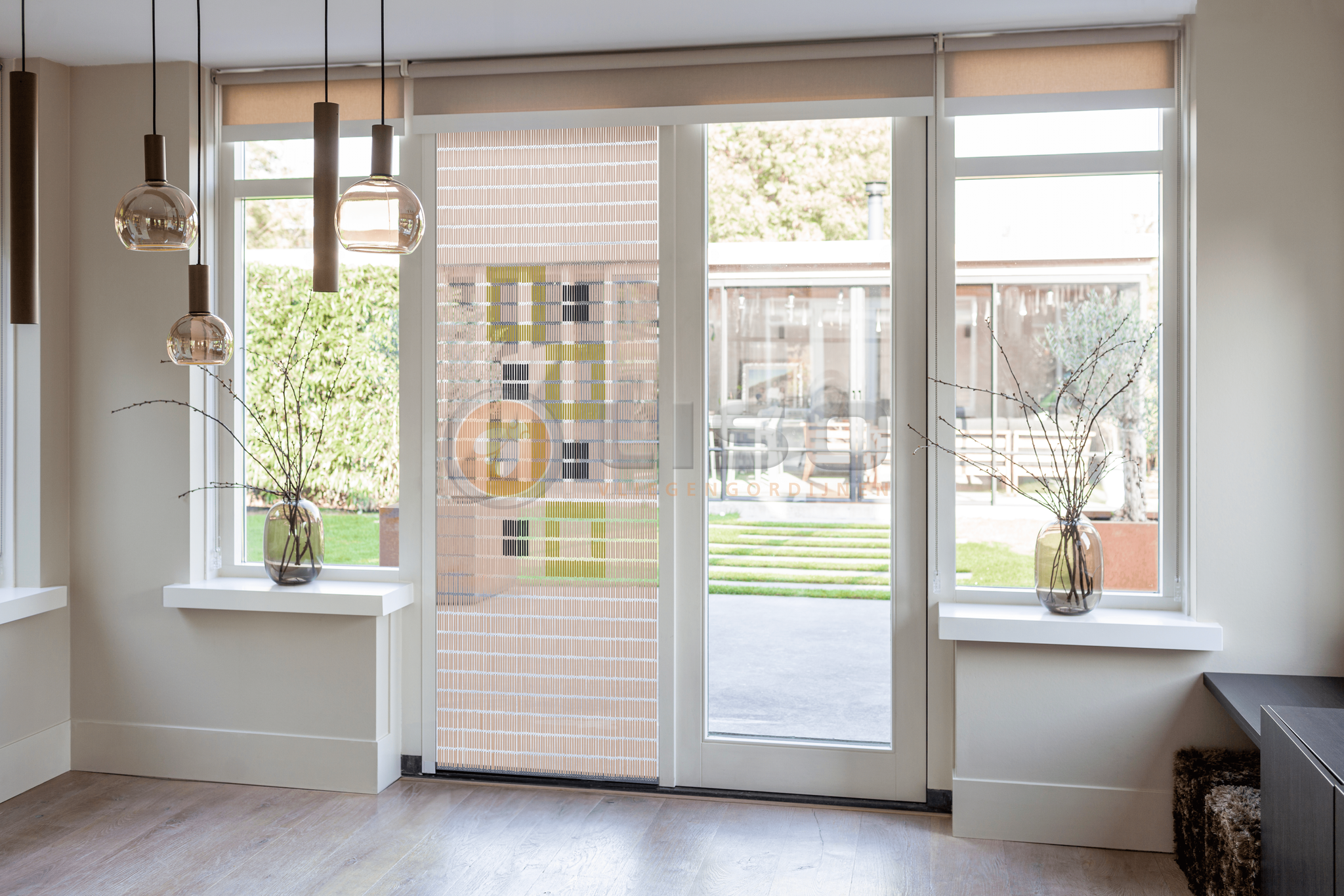 Vliegengordijn Liso met Alles 4KanT ✔ Doe-het-zelf pakket - Prijs per m²