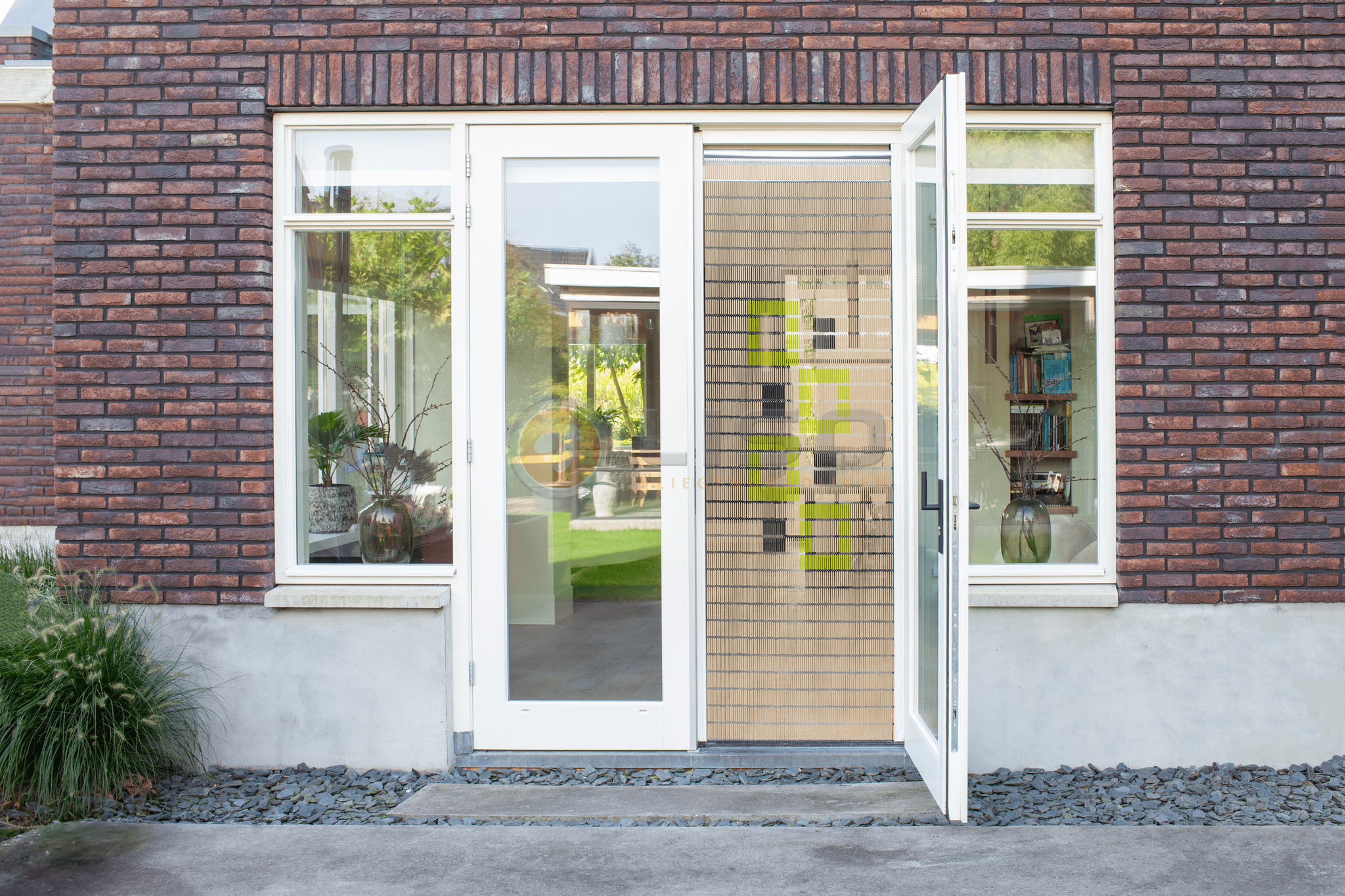 Vliegengordijn Liso met Alles 4KanT ✔ Doe-het-zelf pakket - Prijs per m²