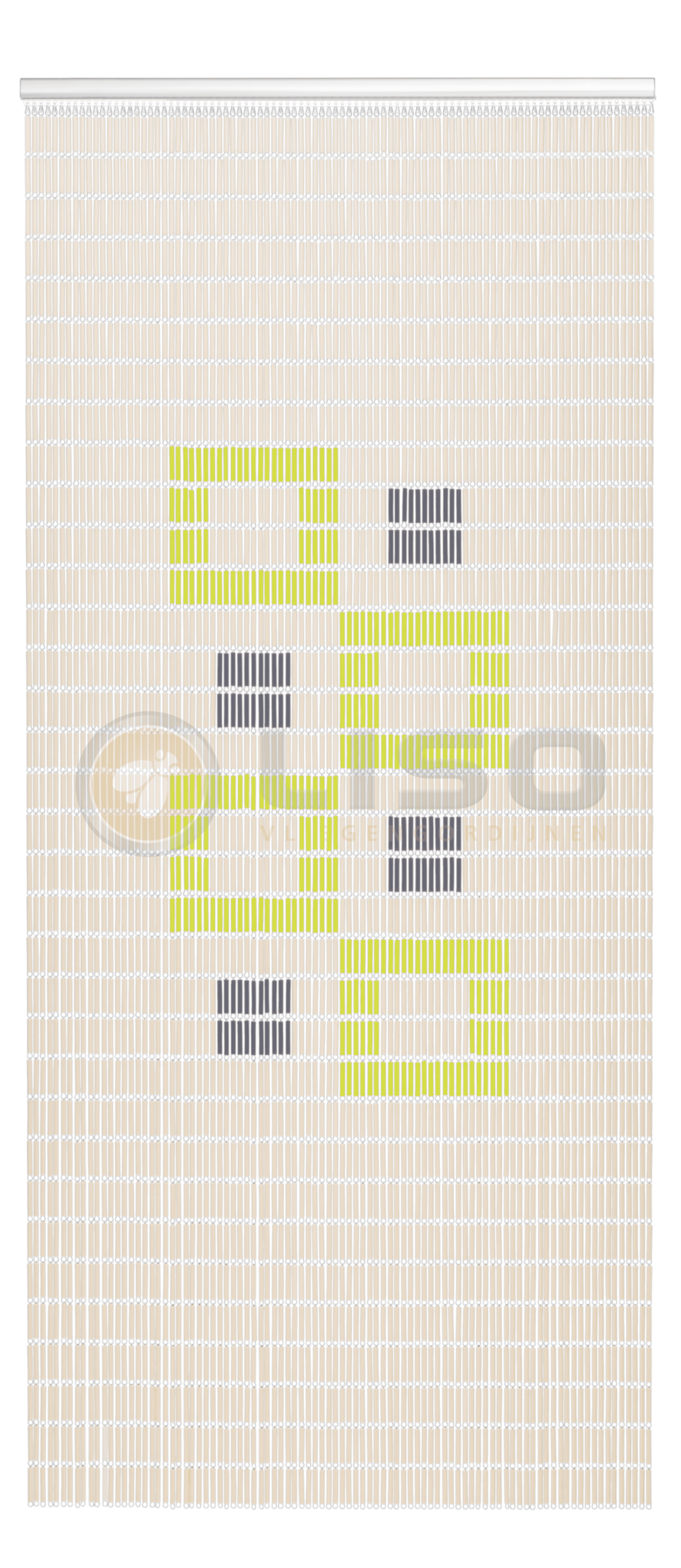Vliegengordijn Liso met Alles 4KanT ✔ Doe-het-zelf pakket - Prijs per m²