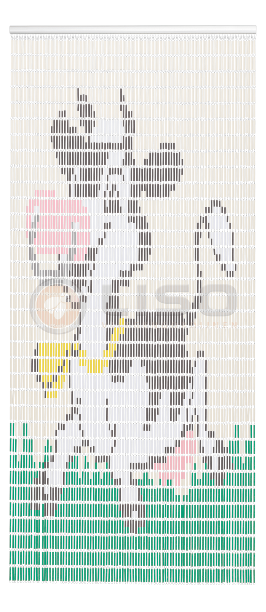 Vliegengordijn Liso met Koetje ✔ Doe-het-zelf pakket - Prijs per m²