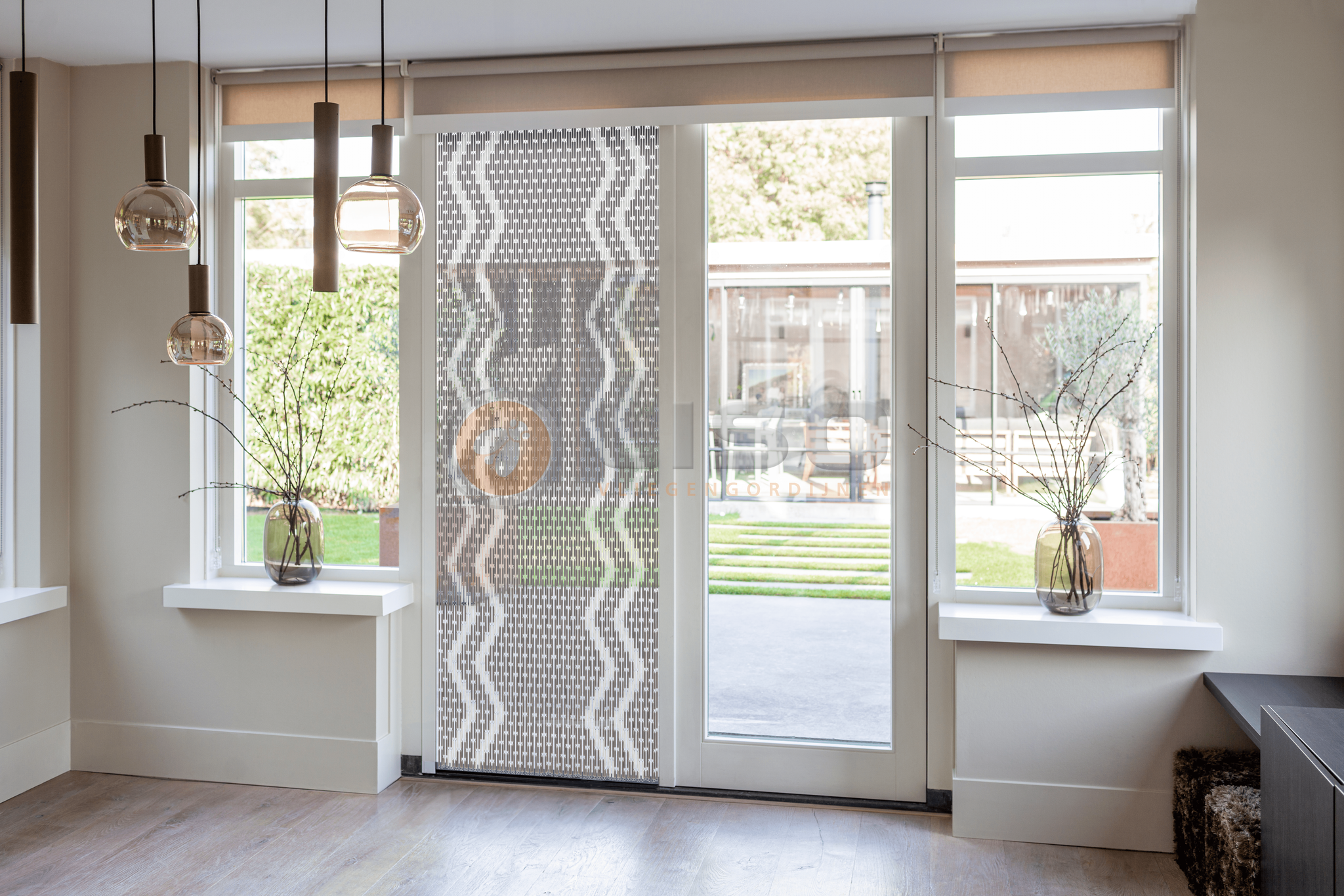 Vliegengordijn Liso met Ritzz ✔ Doe-het-zelf pakket - Prijs per m²