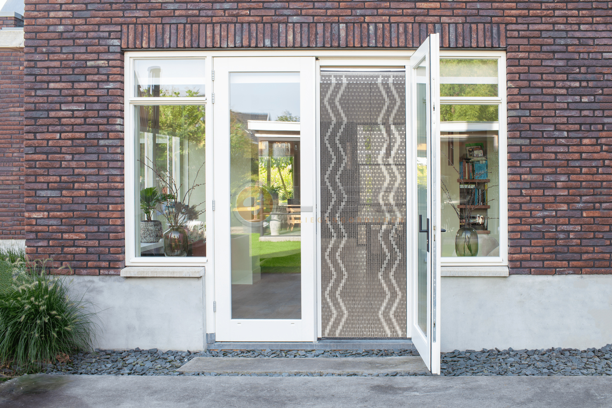 Vliegengordijn Liso met Ritzz ✔ Doe-het-zelf pakket - Prijs per m²