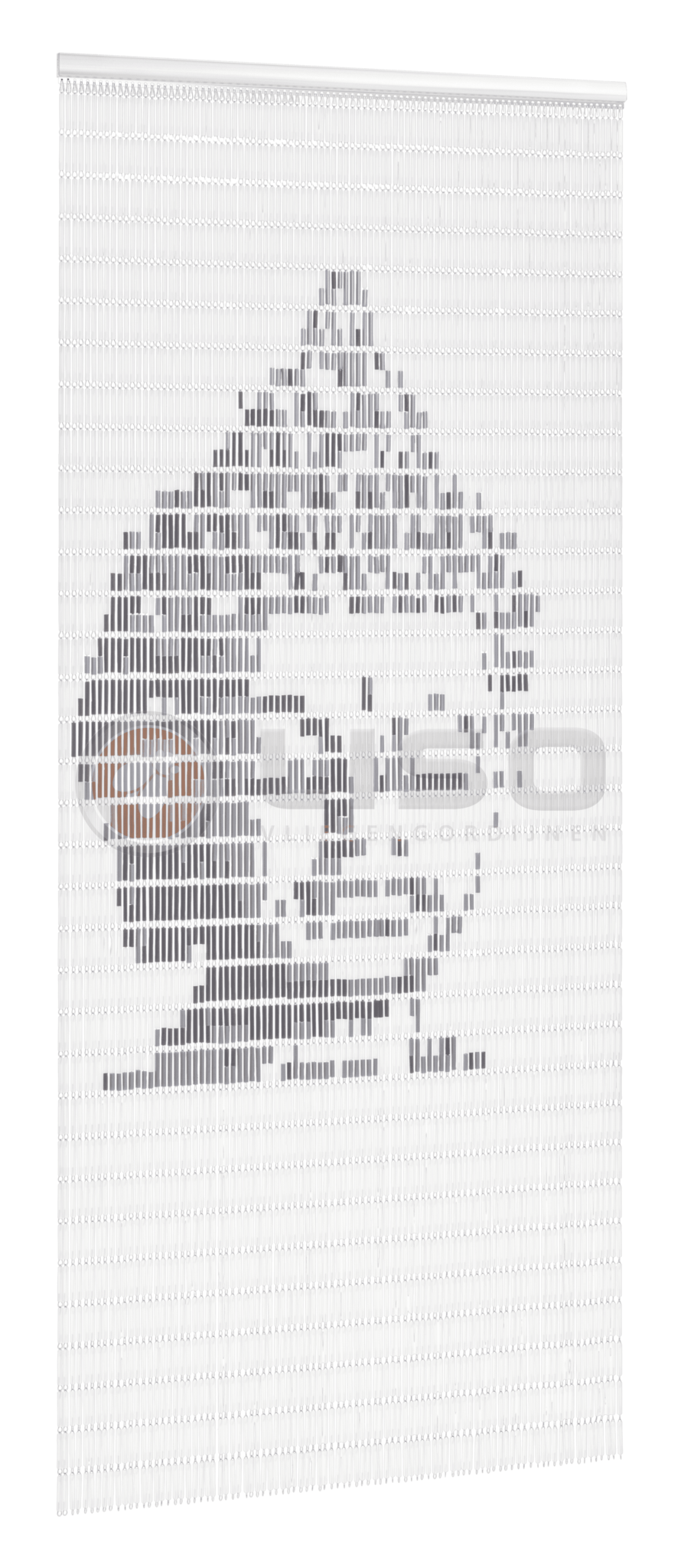 Vliegengordijn Liso met Boeddha ✔ Doe-het-zelf pakket - Prijs per m²