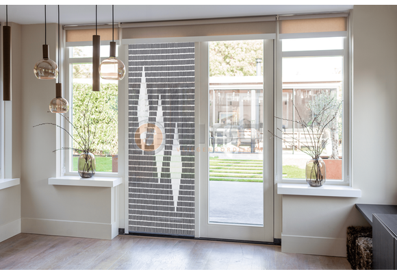 Vliegengordijn Liso met Drie Ruiten ✔ Doe-het-zelf pakket