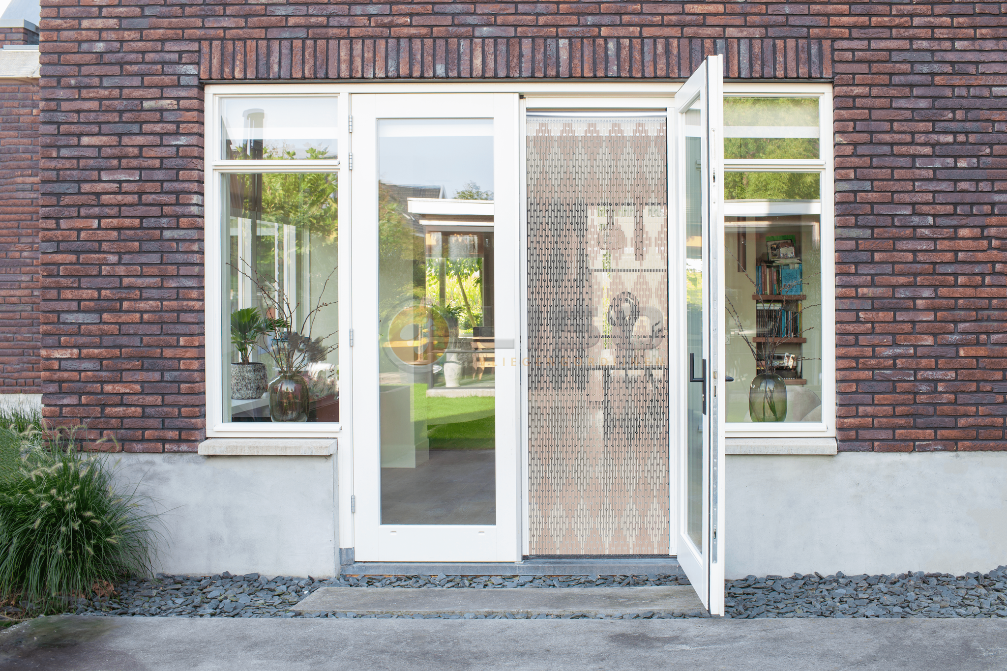 Vliegengordijn Liso met Moors ✔ Doe-het-zelf pakket - Prijs per m²