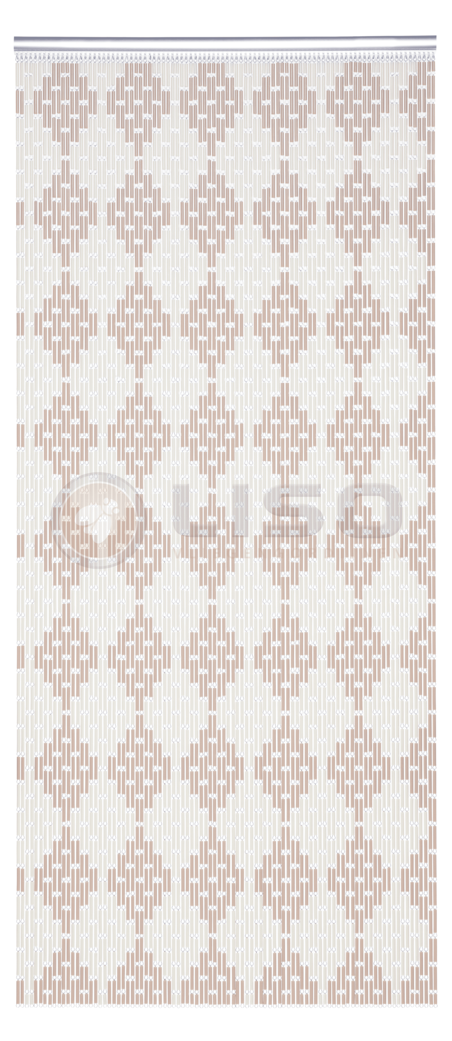 Vliegengordijn Liso met Moors ✔ Doe-het-zelf pakket - Prijs per m²