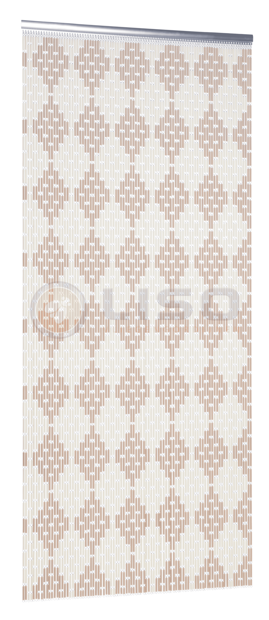 Vliegengordijn Liso met Moors ✔ Doe-het-zelf pakket - Prijs per m²