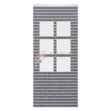 Vliegengordijn Liso met Deur ✔ Doe-het-zelf pakket - Prijs per m²