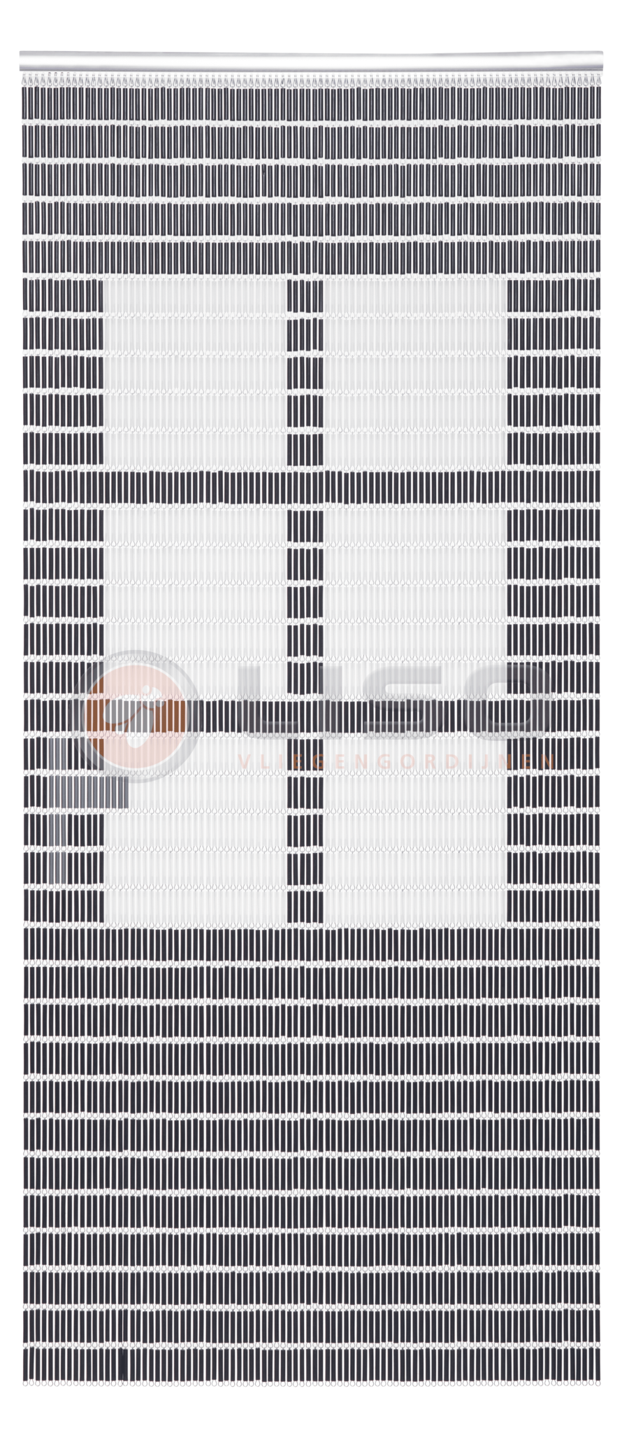 Vliegengordijn Liso met Deur ✔ Doe-het-zelf pakket - Prijs per m²