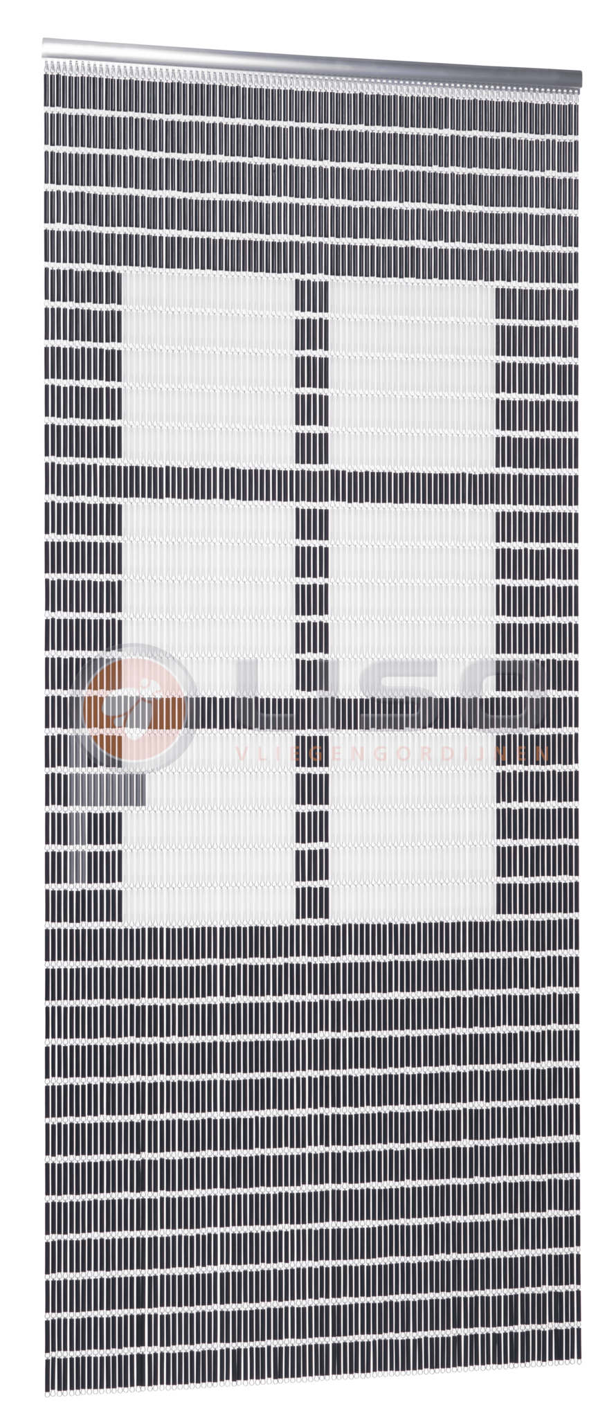Vliegengordijn Liso met Deur ✔ Doe-het-zelf pakket - Prijs per m²