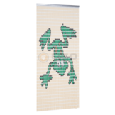 Vliegengordijn Liso met Kikker ✔ Doe-het-zelf pakket - Prijs per m²