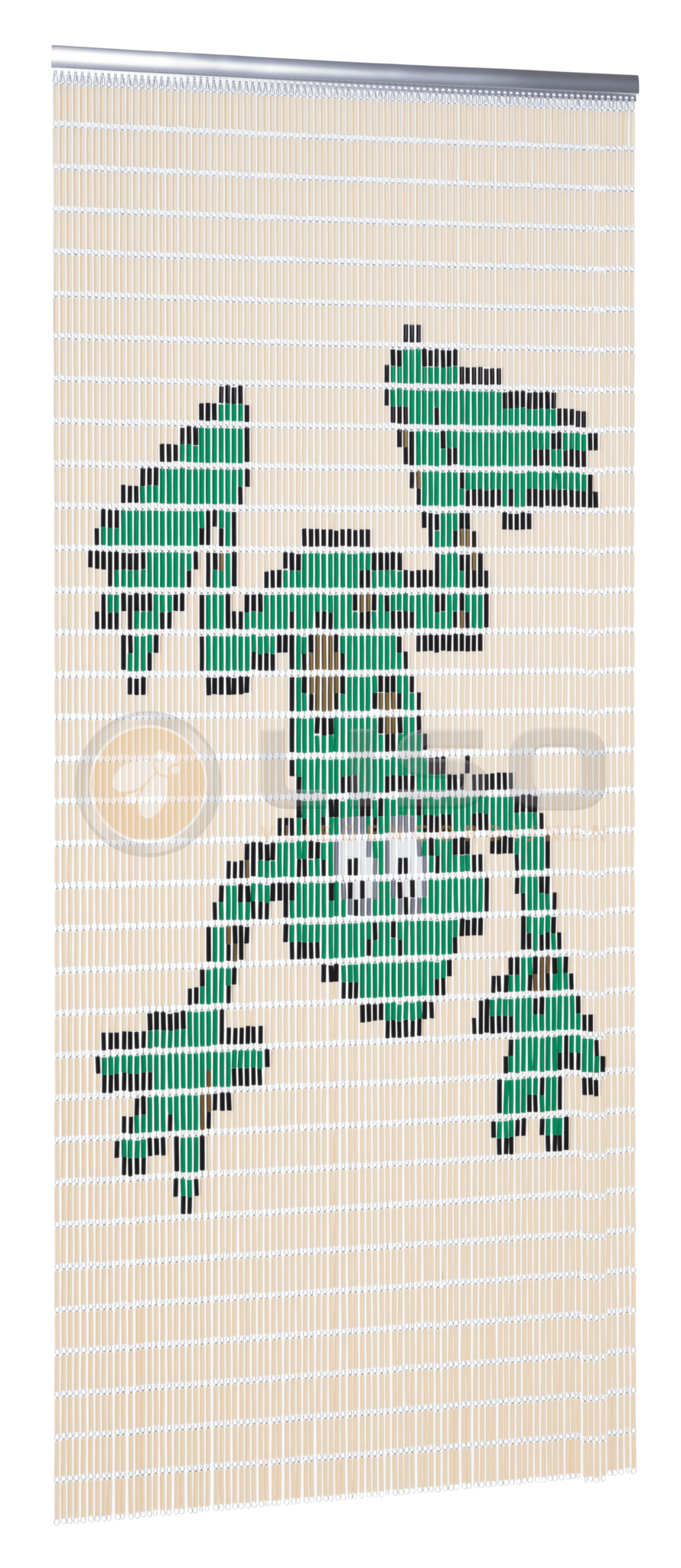 Vliegengordijn Liso met Kikker ✔ Doe-het-zelf pakket - Prijs per m²