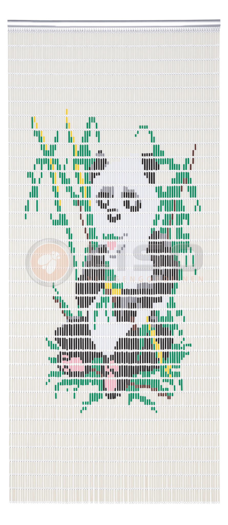 Vliegengordijn Liso met Panda ✔ Doe-het-zelf pakket - Prijs per m²
