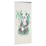 Vliegengordijn Liso met Panda ✔ Doe-het-zelf pakket - Prijs per m²
