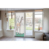 Vliegengordijn Liso met Giraffe ✔ Doe-het-zelf pakket - Prijs per m²