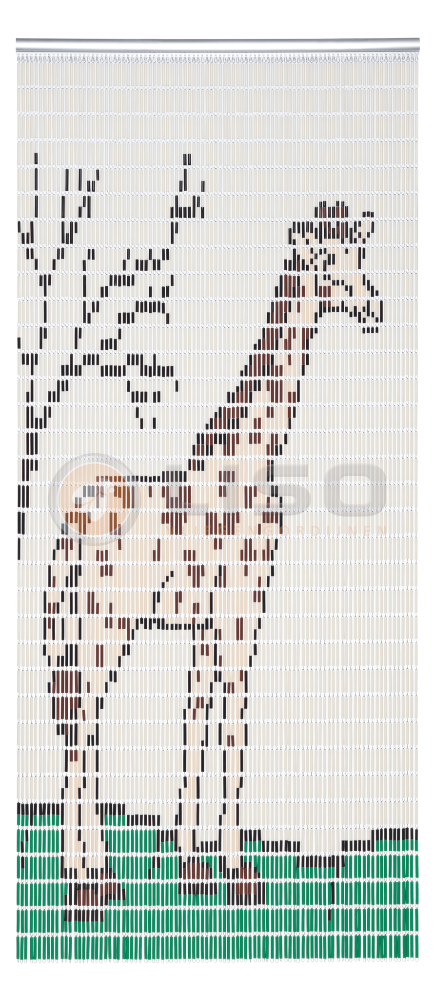 Vliegengordijn Liso met Giraffe ✔ Doe-het-zelf pakket - Prijs per m²