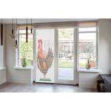 Vliegengordijn Liso met Kip ✔ Doe-het-zelf pakket - Prijs per m²