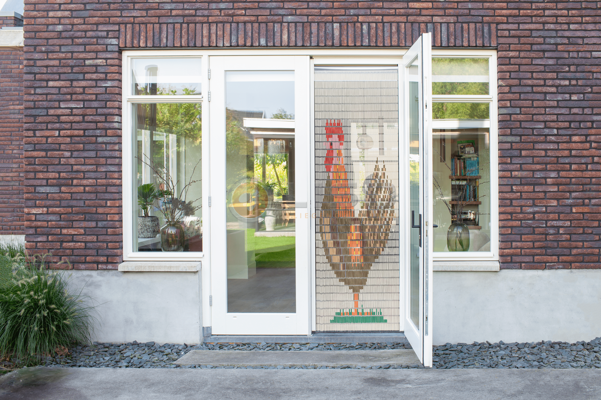 Vliegengordijn Liso met Kip ✔ Doe-het-zelf pakket - Prijs per m²