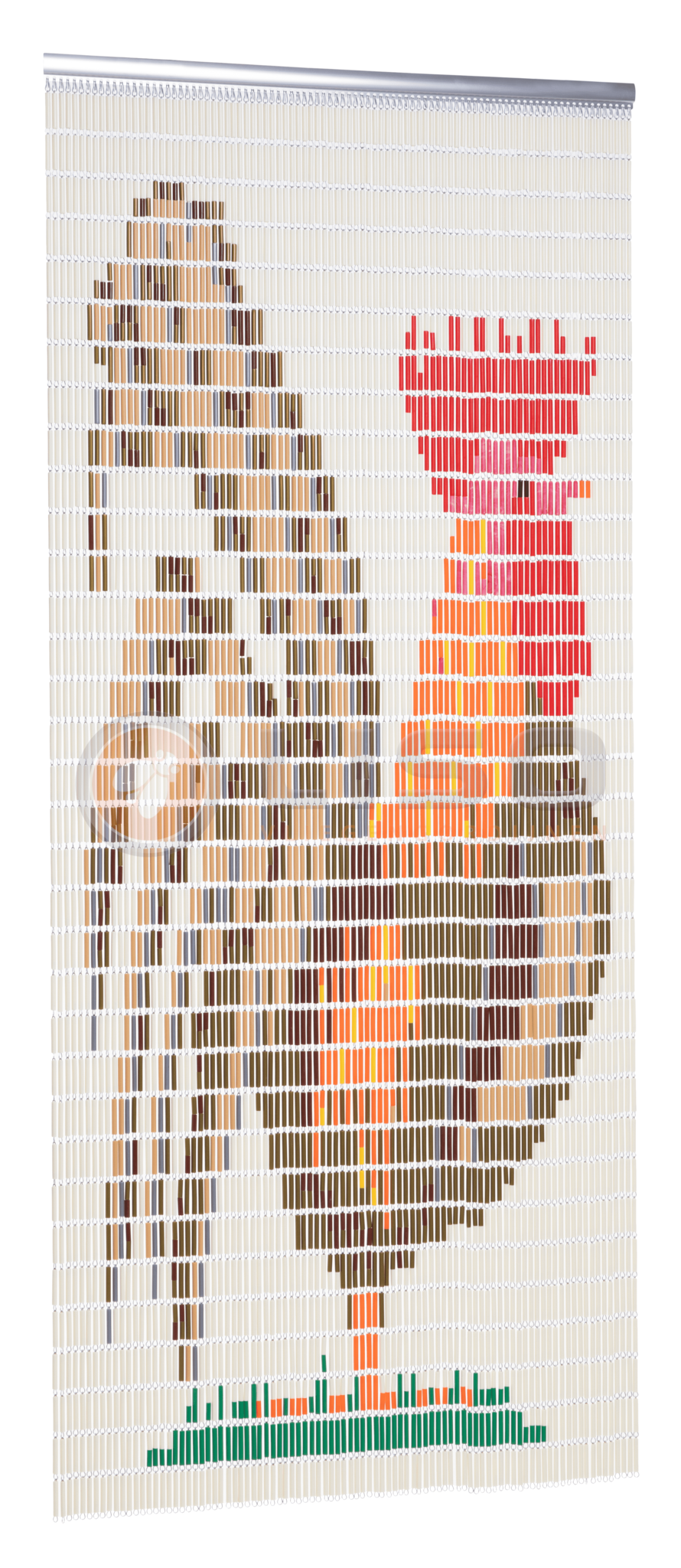 Vliegengordijn Liso met Haan ✔ Doe-het-zelf pakket - Prijs per m²