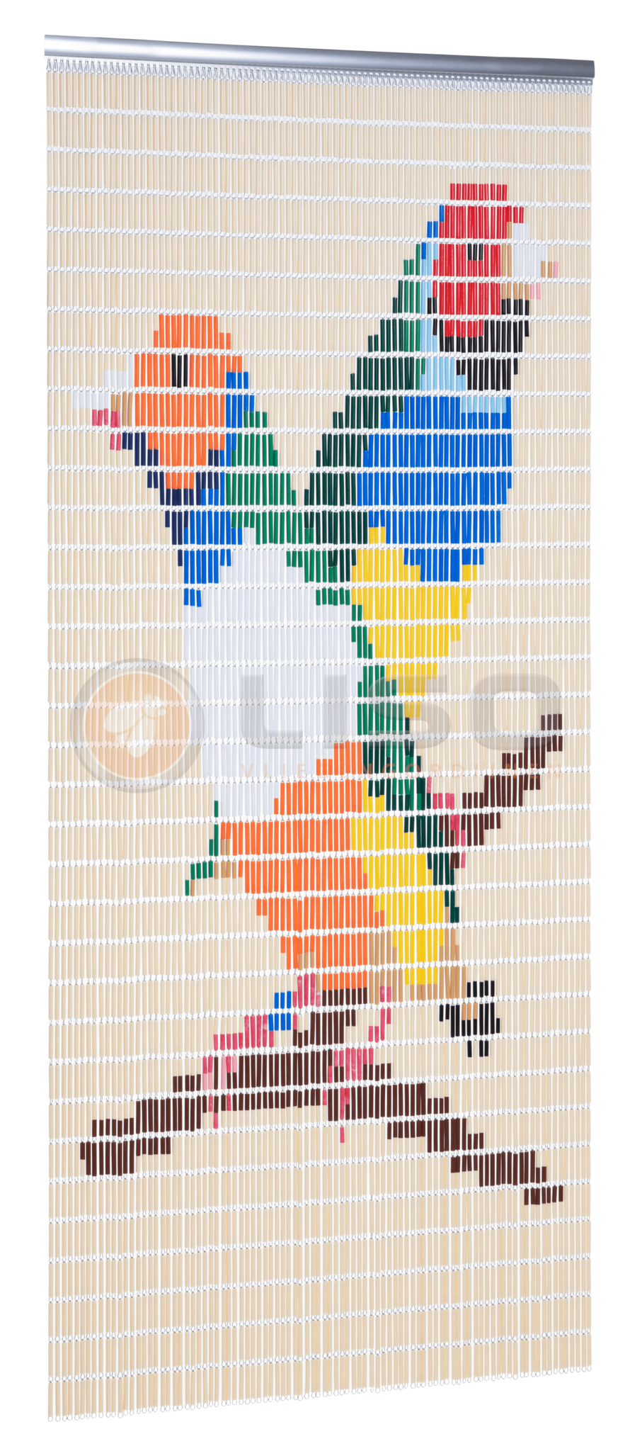 Vliegengordijn Liso met Amadines ✔ Doe-het-zelf pakket - Prijs per m²