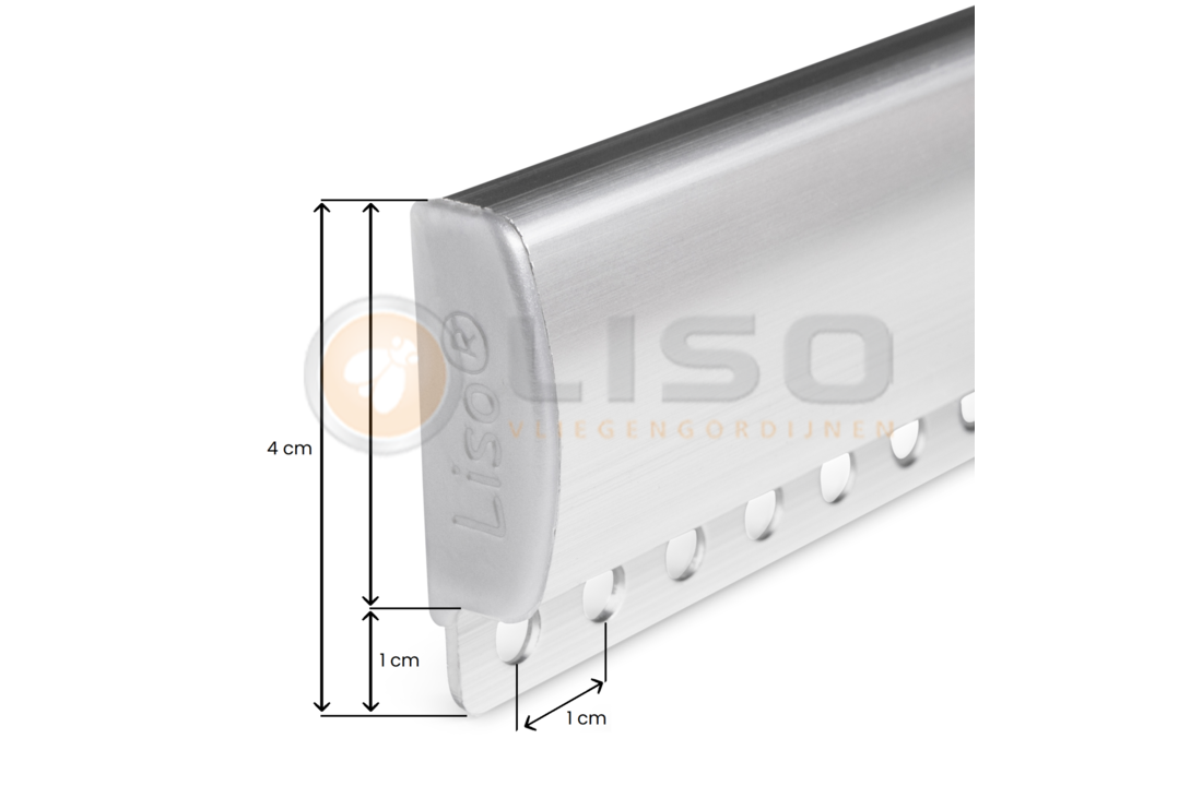 Vliegengordijn Liso ® RAL 5021 Waterblauw Hulzengordijn als Doe-het-zelf pakket | Prijs p/m²