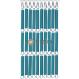 Vliegengordijn Liso ® RAL 5021 Waterblauw Hulzengordijn als Doe-het-zelf pakket | Prijs p/m²