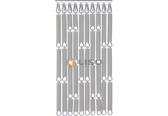 Vliegengordijn Liso ® Hulzengordijn RAL 7032 Kiezelgrijs | Doe-het-zelf pakket