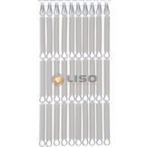 Vliegengordijn Liso ® RAL 7032 Kiezelgrijs Hulzengordijn als Doe-het-zelf pakket | Prijs p/m²