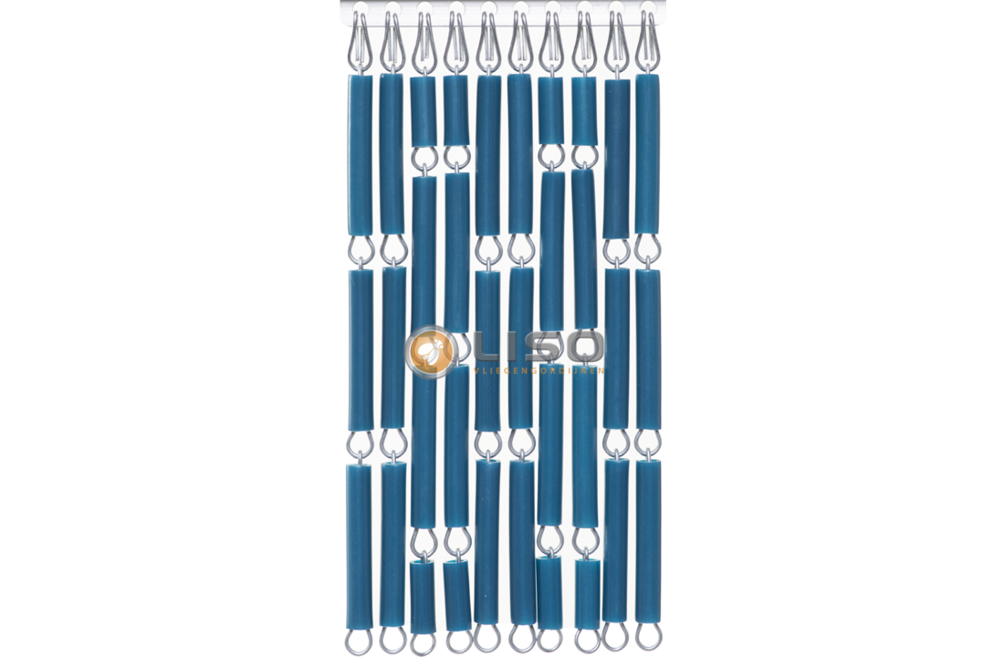Vliegengordijn Liso ® RAL 5025 Parelmoerblauw Hulzengordijn als Doe-het-zelf pakket | Prijs p/m²