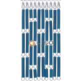 Vliegengordijn Liso ® RAL 5025 Parelmoerblauw Hulzengordijn als Doe-het-zelf pakket | Prijs p/m²