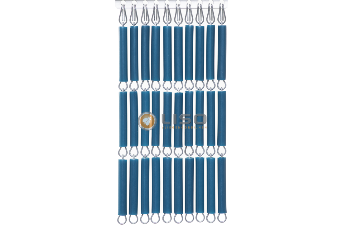 Vliegengordijn Liso ® RAL 5025 Parelmoerblauw Hulzengordijn als Doe-het-zelf pakket | Prijs p/m²