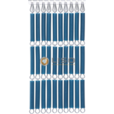 Vliegengordijn Liso ® RAL 5025 Parelmoerblauw Hulzengordijn als Doe-het-zelf pakket | Prijs p/m²