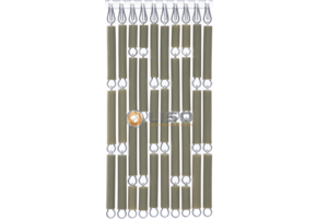 Vliegengordijn Liso ® Hulzengordijn RAL 6013 Rietgroen | Doe-het-zelf pakket