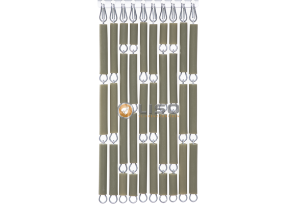 Vliegengordijn Liso ® Hulzengordijn RAL 6013 Rietgroen | Doe-het-zelf pakket