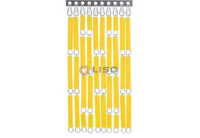 Vliegengordijn Liso RAL 1018 Zinkgeel ✔ Op maat gemaakt